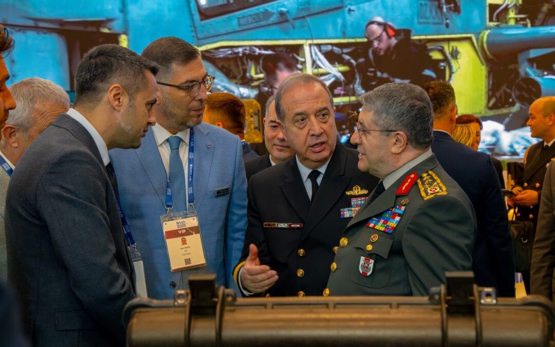 General Selçuk Bayraktaroğlu to our booth.